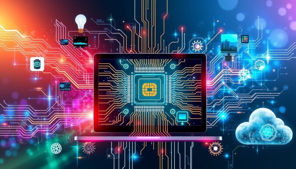 screen of laptop