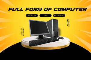 computer on table